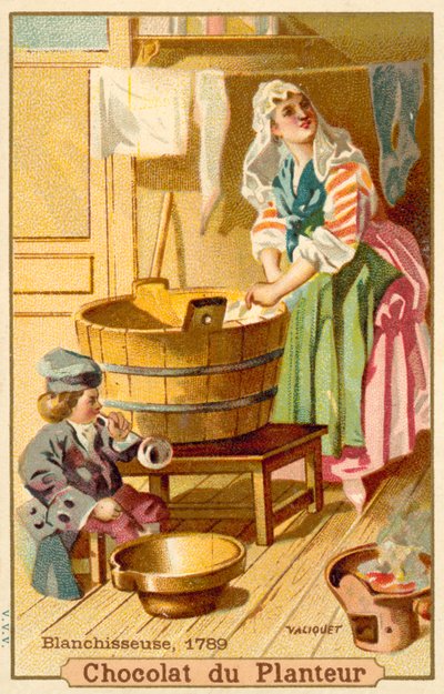 Lavandera, 1789 de French School